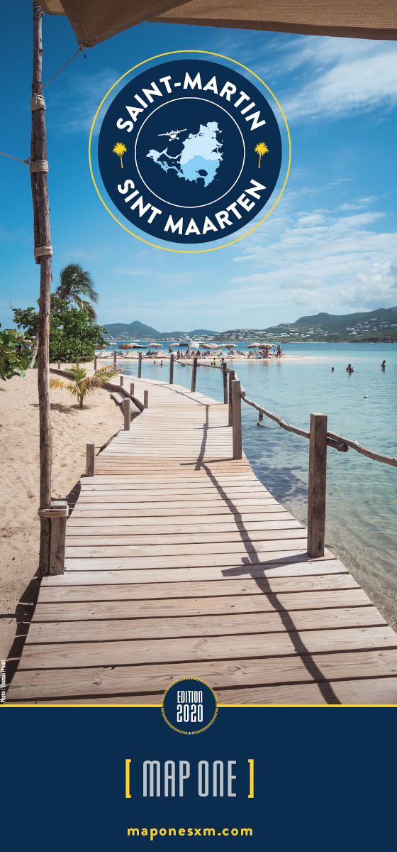 Touristic Map St Martin St Maarten