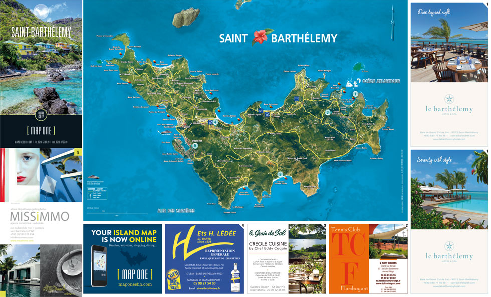 map one st barth